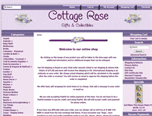 Tablet Screenshot of cottagerose.com